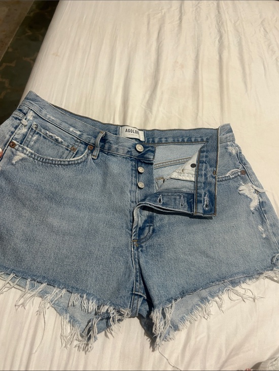 Agolde Pants - Agolde Parker Distressed Shorts in Rapture Style #A9032-1206